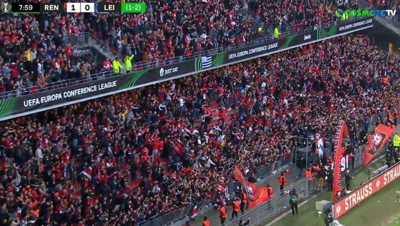 Τρόμος στο Ρουτ ντε Λοριάν: Γκρεμίστηκε το κάγκελο στην κερκίδα εν ώρα αγώνα