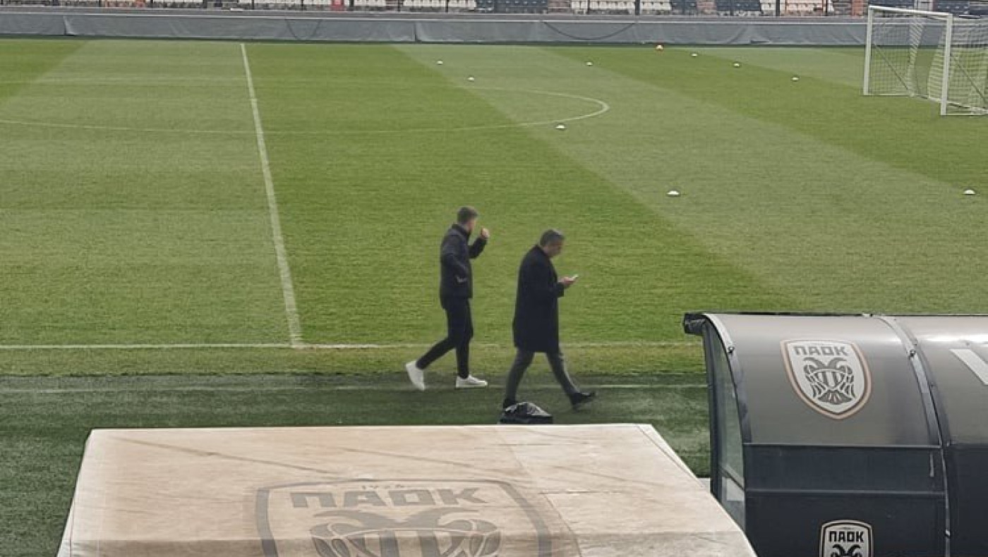 Η τελευταία προπόνηση του ΠΑΟΚ πριν τη μάχη του Βελγίου