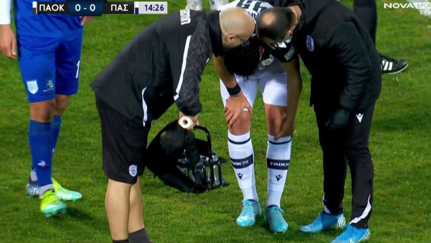 Καρέ καρέ ο τραυματισμός του Μιχαηλίδη