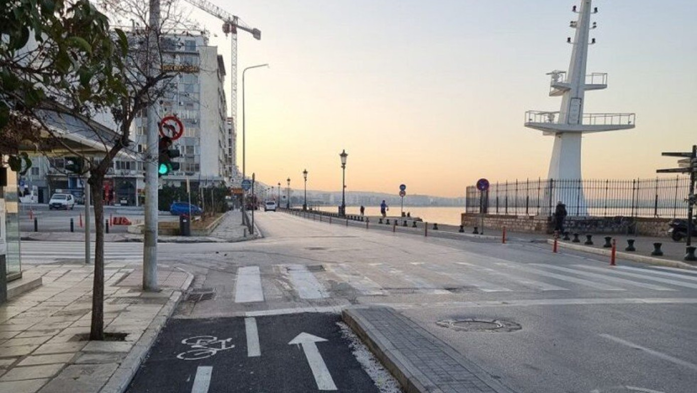 Θεσσαλονίκη: Παραδόθηκε ο νέος ποδηλατόδρομος σε Κουντουριώτου και Σαλαμίνος