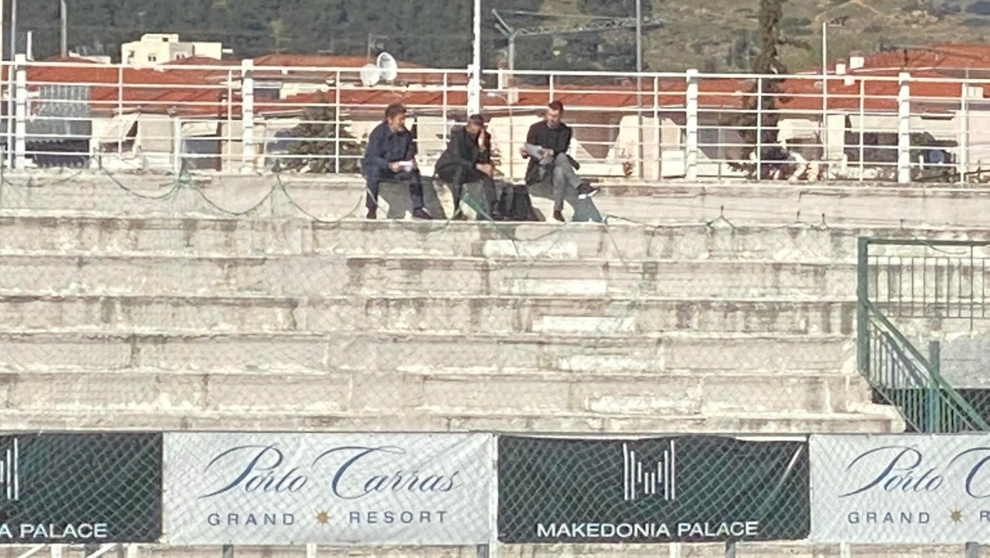 Στο γήπεδο του Μακεδονικού ο Ραζβάν Λουτσέσκου! (pic)