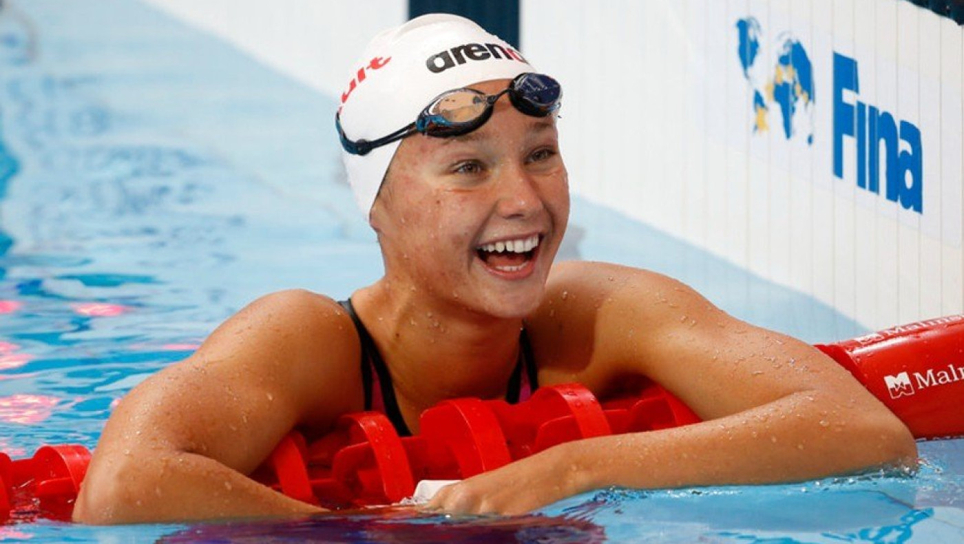 Οργή στην Ρωσία για την Ουκρανή κολυμβήτρια που πάτησε τη ρωσική σημαία