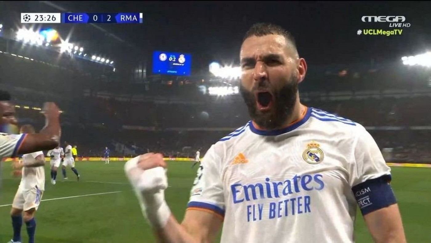 Δύο γκολ σε τρία λεπτά για την Ρεάλ με τρομερό Μπενζεμά!