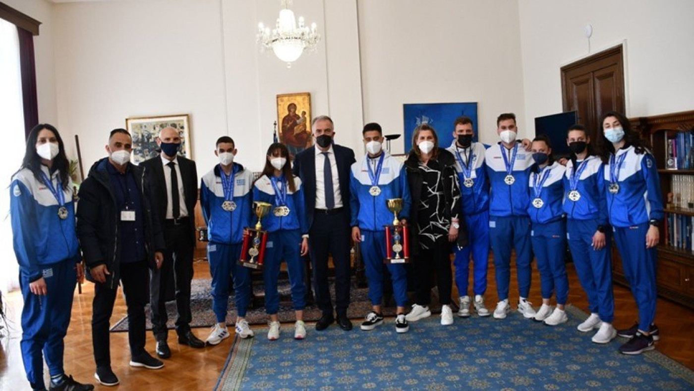 Την Εθνική ομάδα Tae Kwon Do συνάντησε ο Σταύρος Καλαφάτης