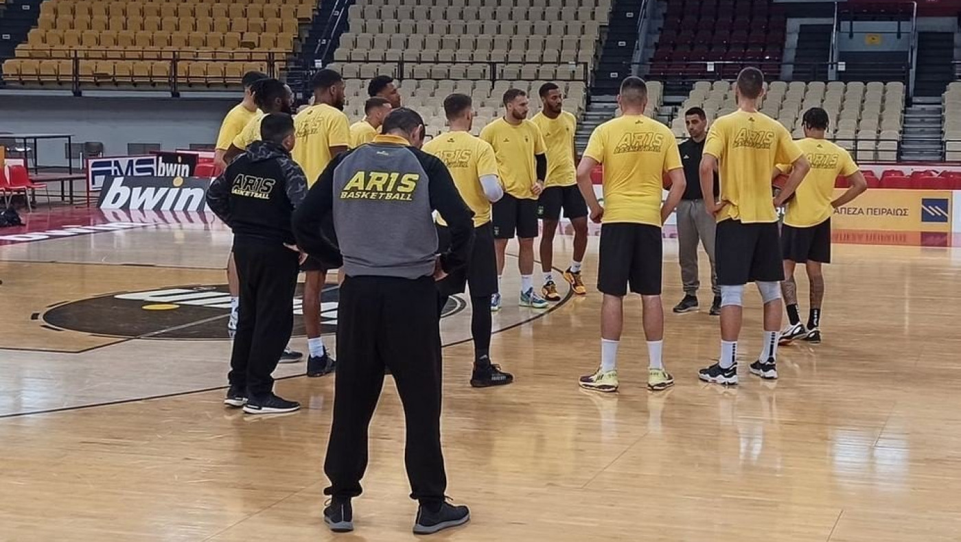 Προπονήθηκε στο ΣΕΦ ο Άρης, έτοιμος για το Περιστέρι