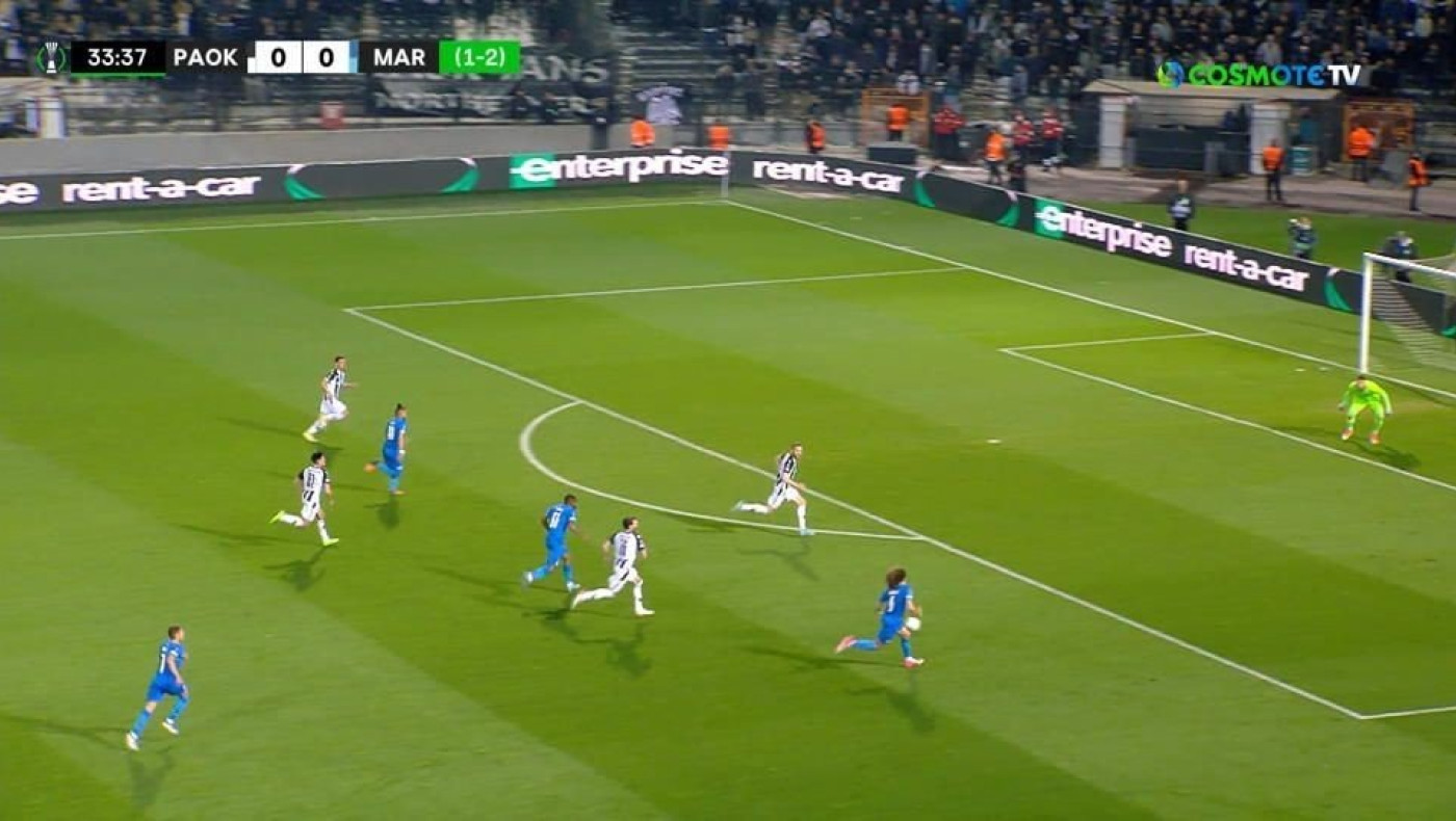 Τεράστιο λάθος Κρέσπο, 0-1 η Μαρσέιγ με Παγέτ