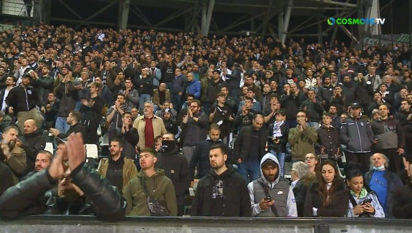 Υπόκλιση της Τούμπας στους παίκτες του ΠΑΟΚ που τα έδωσαν όλα!