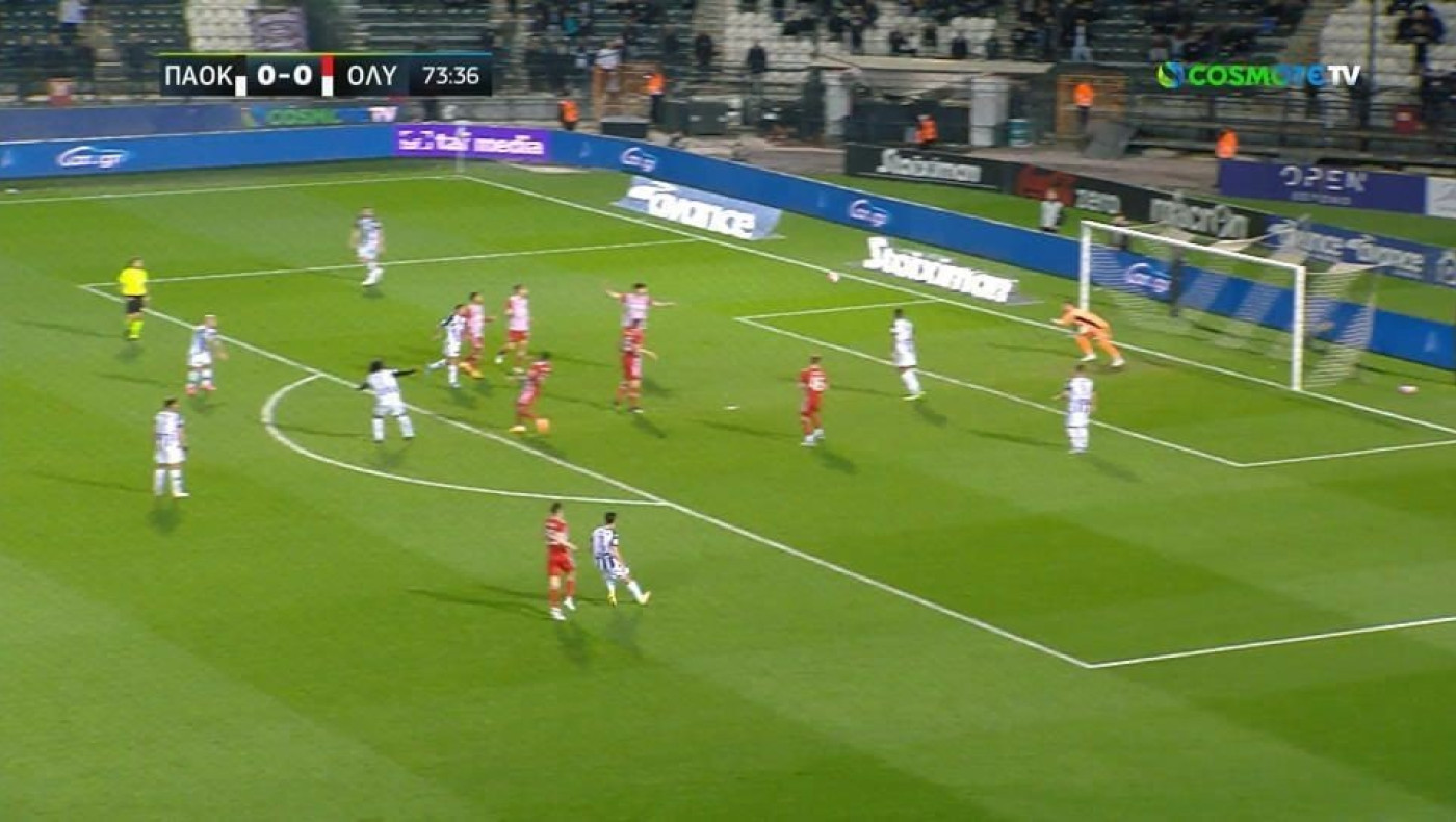 Ο Μπίσεσβαρ απείλησε αλλά η μπάλα πέρασε λίγο άουτ