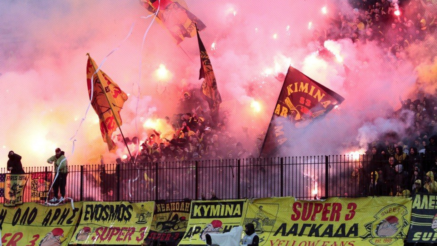 Οπαδοί του Αρη στη Λεωφόρο!