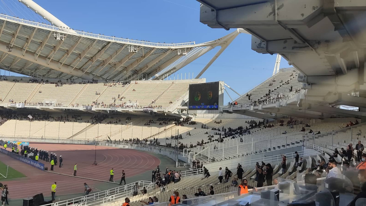 Οι πρώτοι φίλαθλοι του ΠΑΟΚ μπήκαν στο ΟΑΚΑ