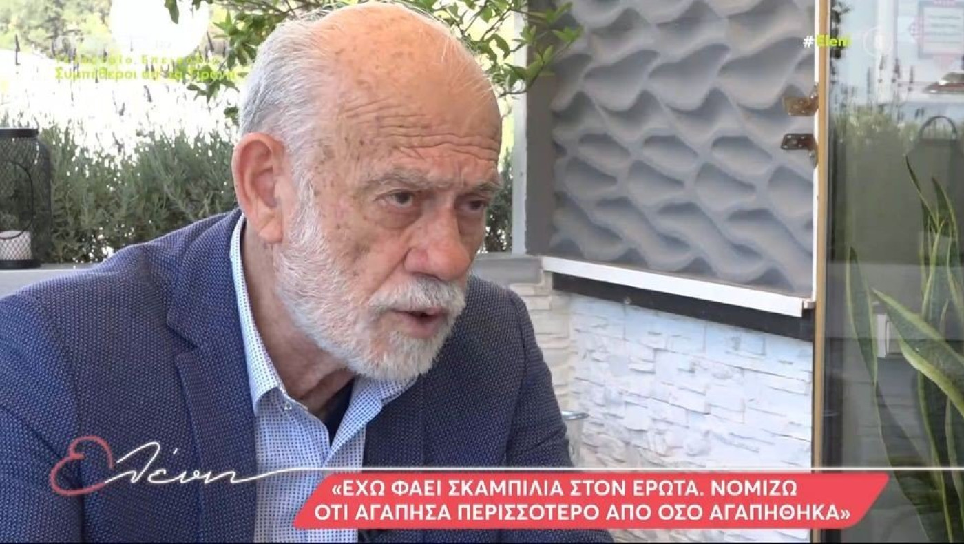 Γιώργος Λιάνης για Μενεγάκη: «Ήμουν ένα από τα μοιραία θύματα της ομορφιάς της»