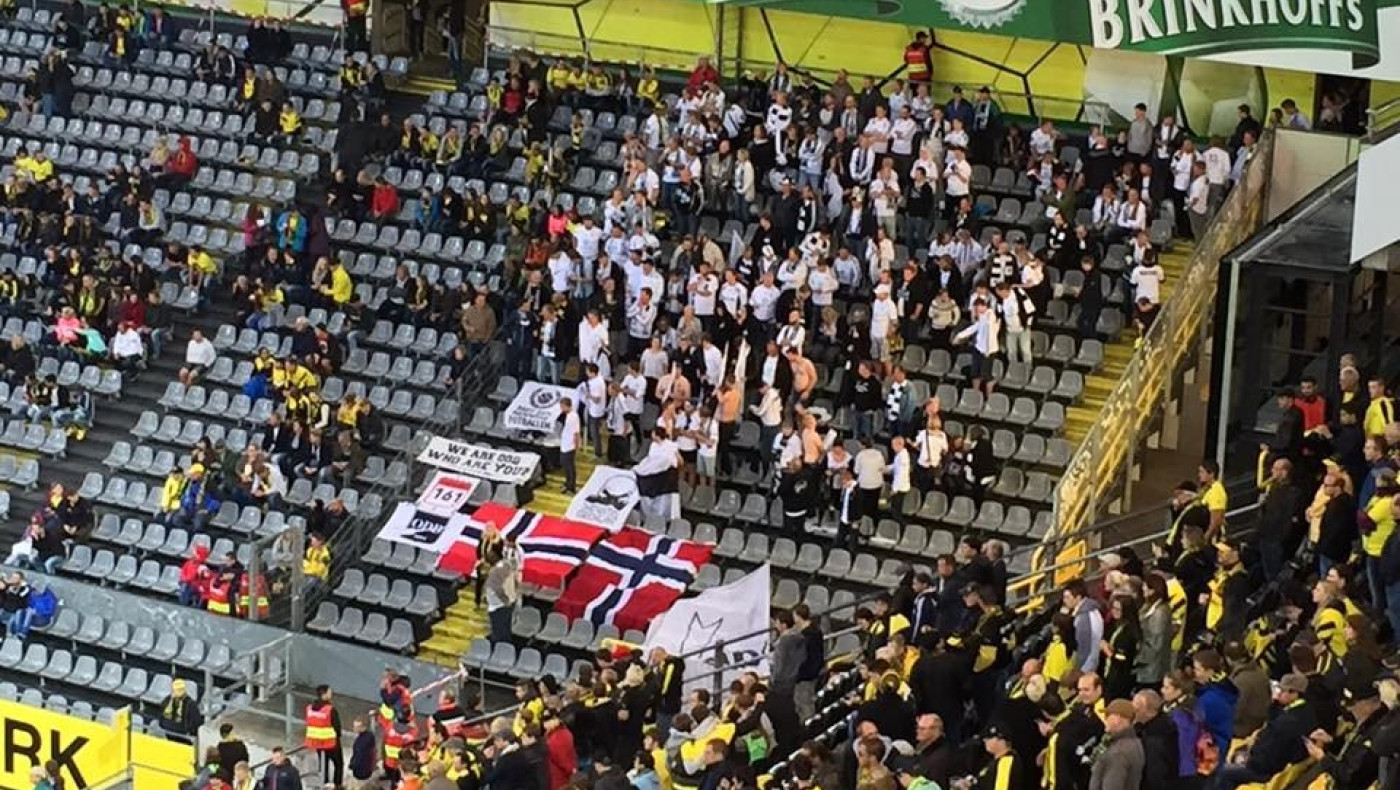 Σεβασμός των οπαδών της Ντόρτμουντ προς τους Νορβηγούς (vid)