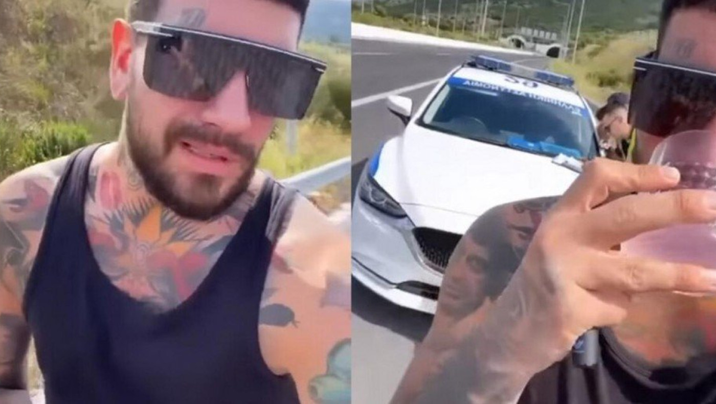 Σνικ: Έπινε ποτό την ώρα που έγραφαν το αυτοκίνητό του για υπερβολική ταχύτητα!