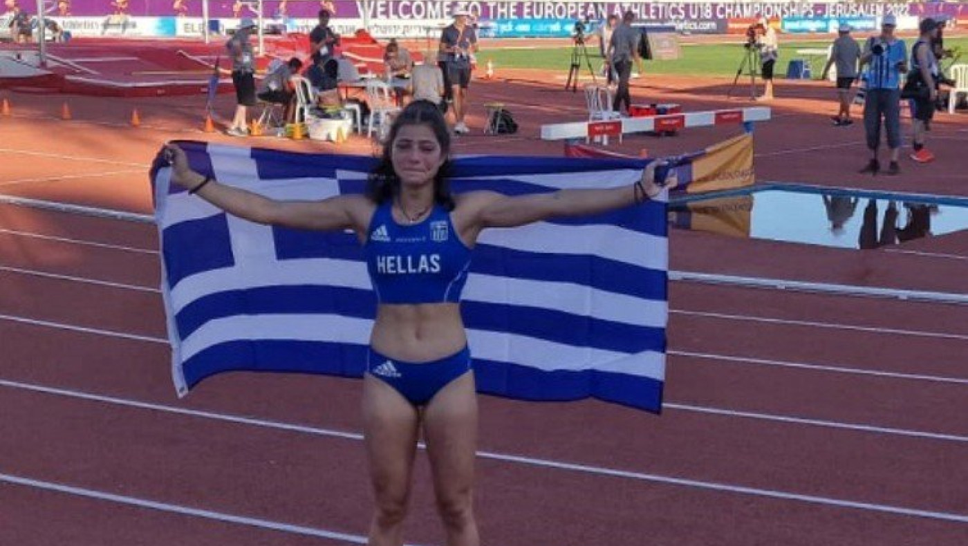 Ευρωπαϊκό Πρωτάθλημα Στίβου: Χρυσό μετάλλιο η 17χρονη Ηλιάνα Τριανταφύλλου από τις Σέρρες