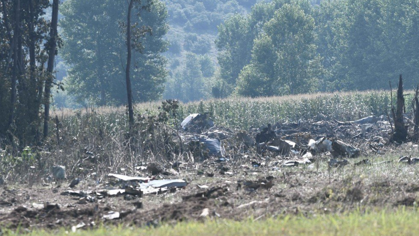 Καβάλα: Πυροσβεστική και στρατός στο «Αντόνοφ» που συνετρίβη