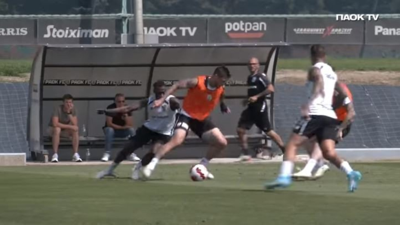 ΠΑΟΚ: Μονομάχησε με Κάργα ο Νάρεϊ, τον «σήκωσε» ο Αουγκούστο