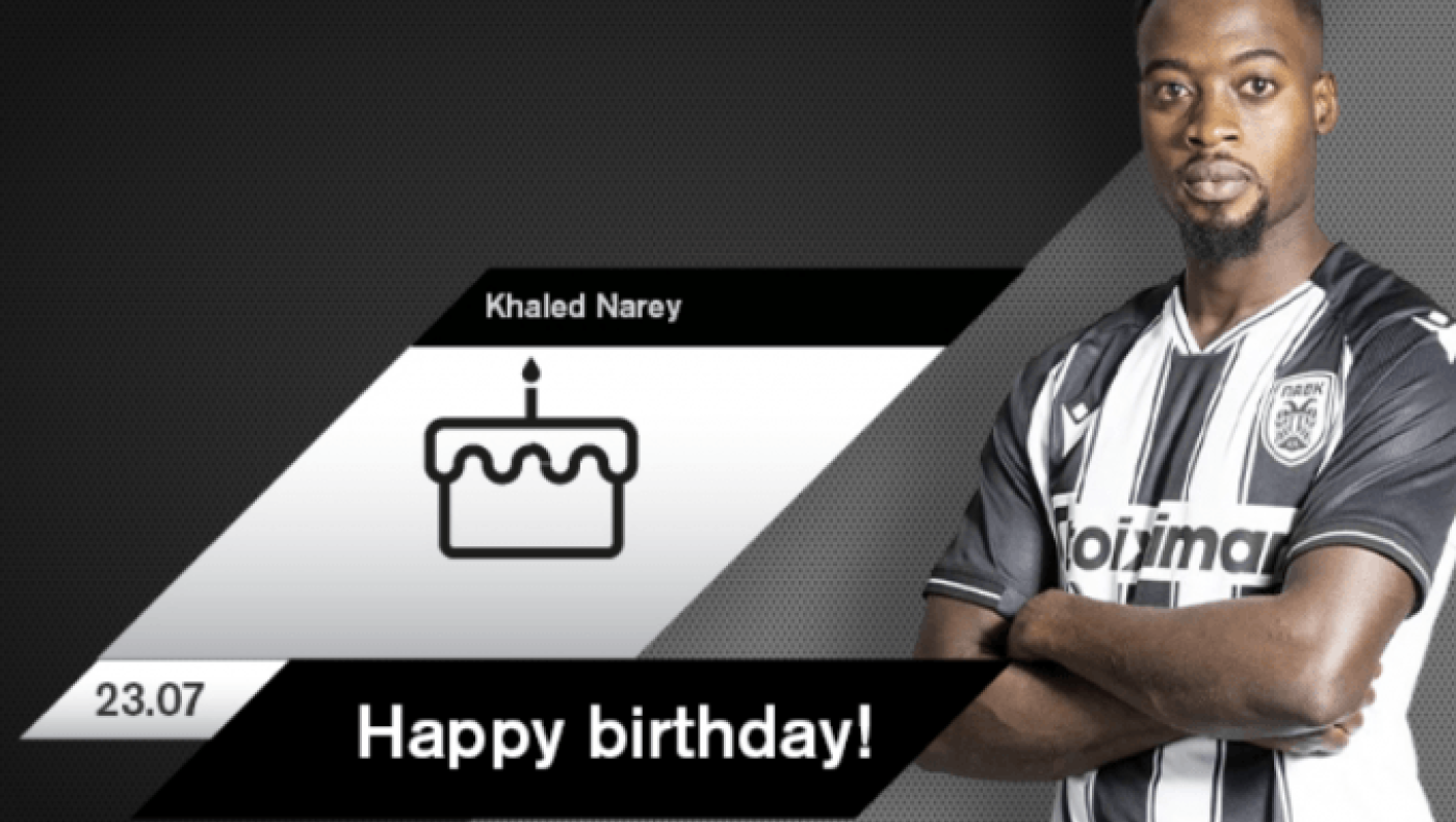 Τα «χρόνια πολλά» της ΠΑΕ ΠΑΟΚ στον Νάρεϊ