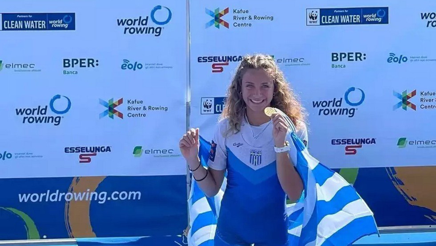 Κωπηλασία: «Χρυσή» η Ευαγγελία Αναστασιάδου στο Παγκόσμιο Πρωτάθλημα της Ιταλίας