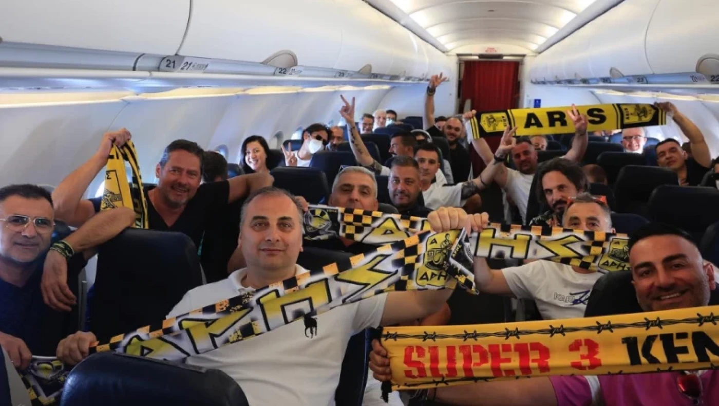 Άρης: Στο Τελ Αβιβ με τις ευχές από τον κυβερνήτη της πτήσης