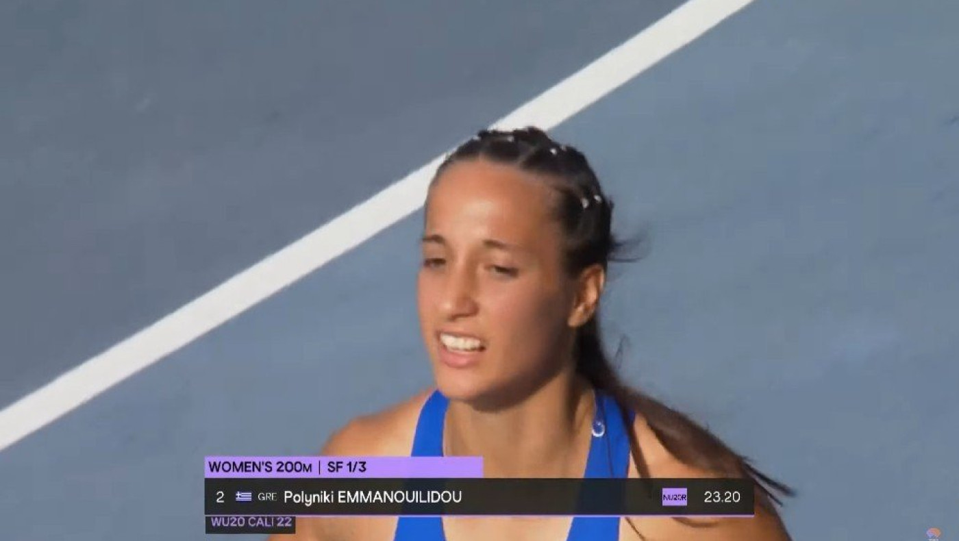 Παγκόσμιο Κ20 Κάλι: Στον τελικό των 200μ. με πανελλήνιο ρεκόρ η εκπληκτική Εμμανουηλίδου