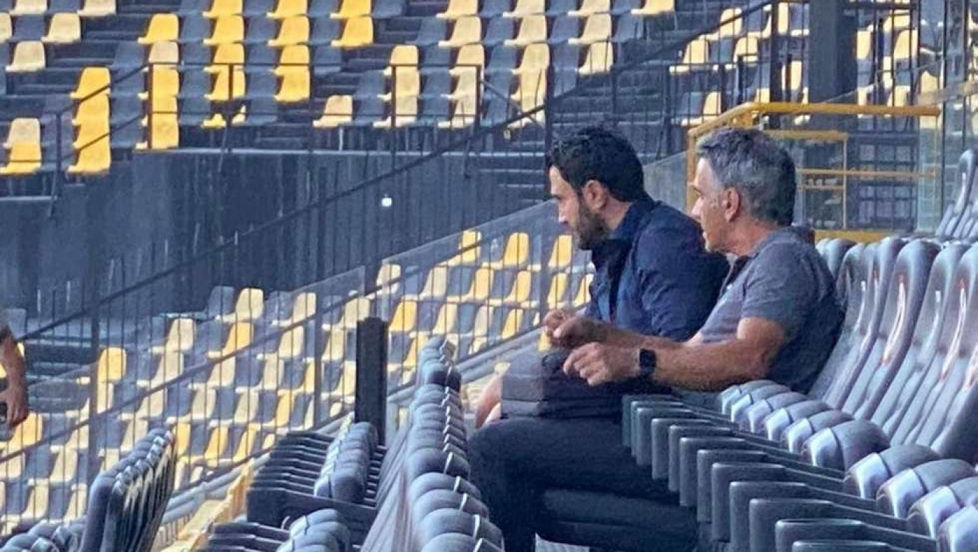 Αρης: Στην προπόνηση της Μακάμπι ο Θόδωρος Καρυπίδης (Pic)