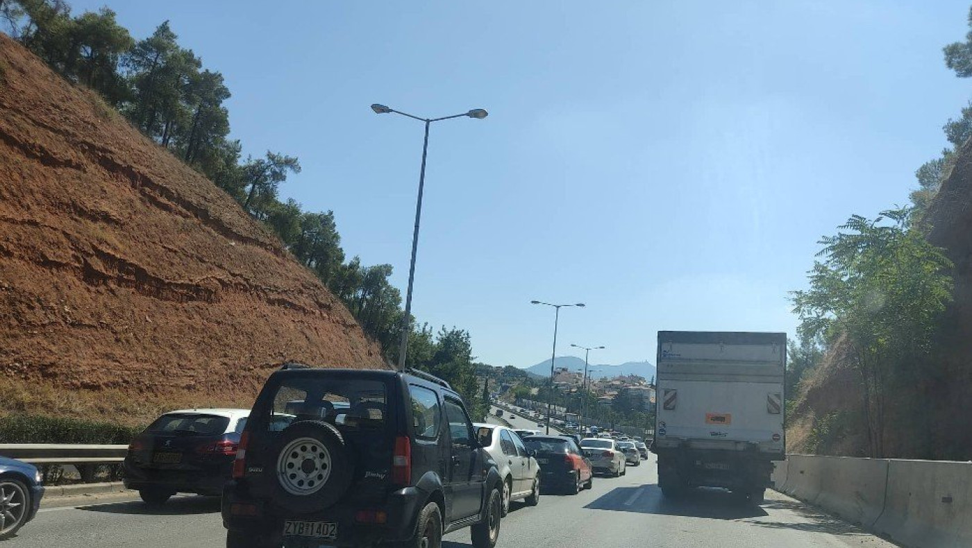 Θεσσαλονίκη: Τρομερό μποτιλιάρισμα στον Περιφερειακό