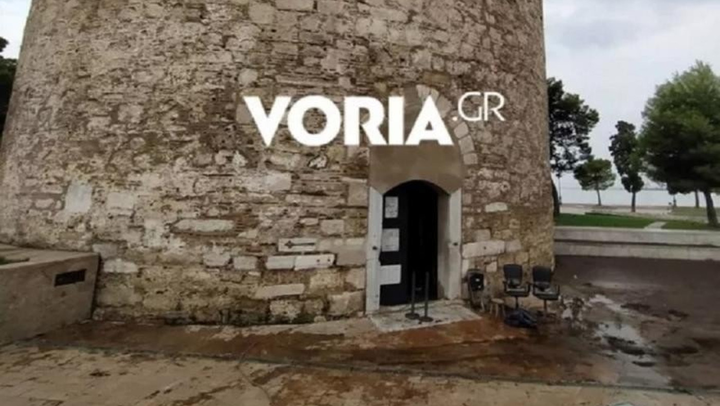 Θεσσαλονίκη: «Βούλιαξε» μέχρι και ο Λευκός Πύργος από την κακοκαιρία