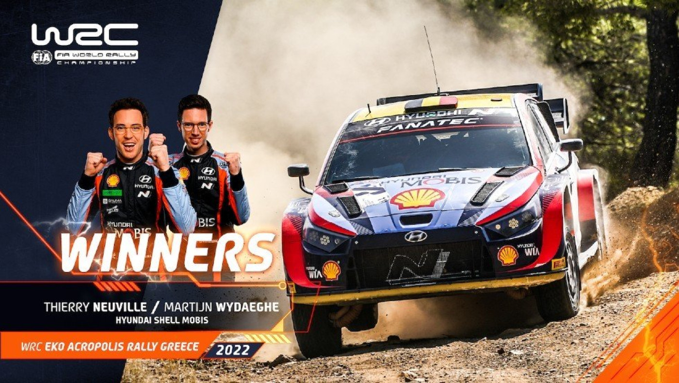 Ο Νεβίλ νικητής στο Ράλι Ακρόπολις 2022