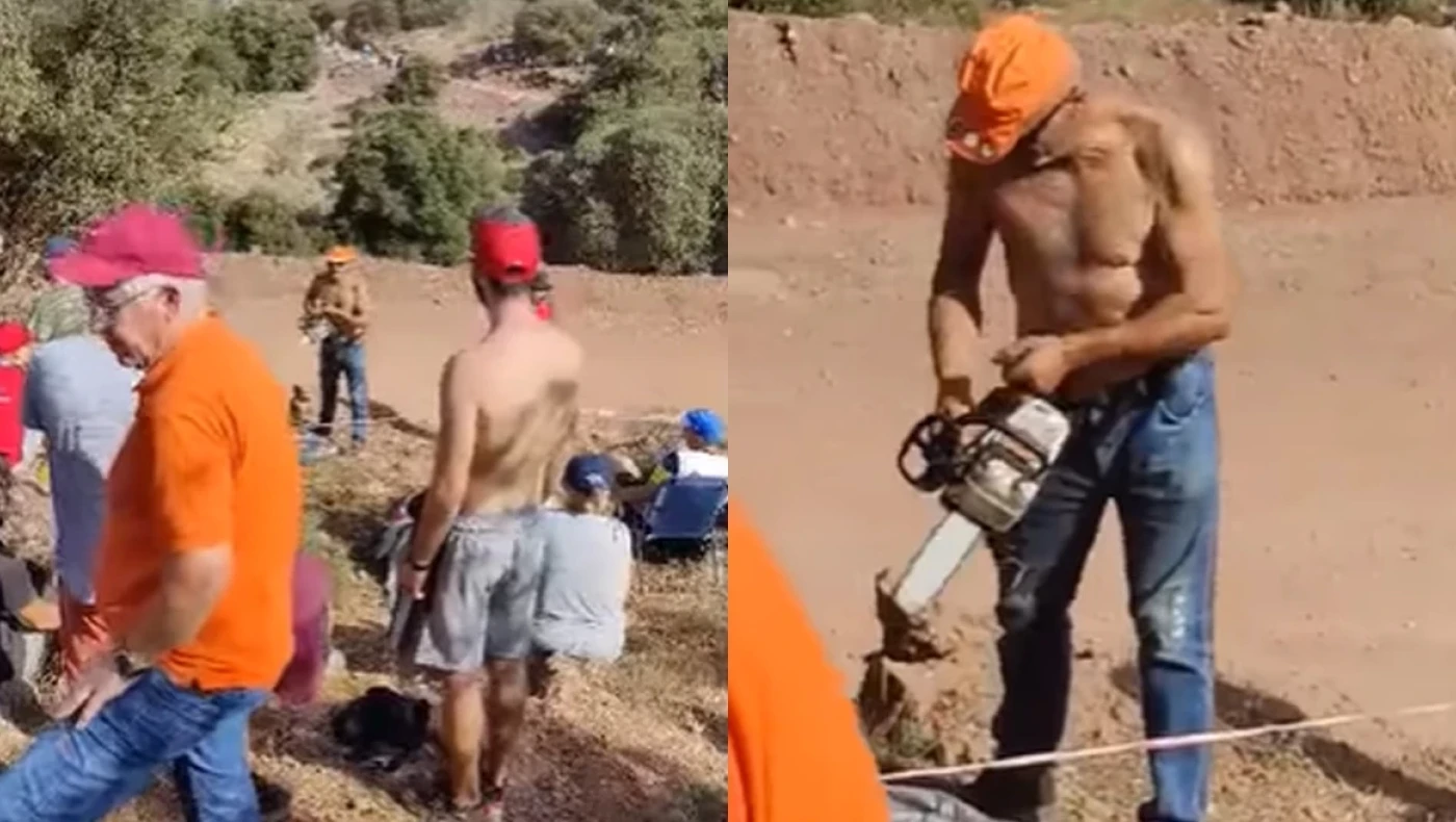 ΕΚΟ Ράλλυ Ακρόπολις 2022: Θεατές έκοψαν δέντρο με αλυσοπρίονο γιατί τους έκρυβε τη θέα