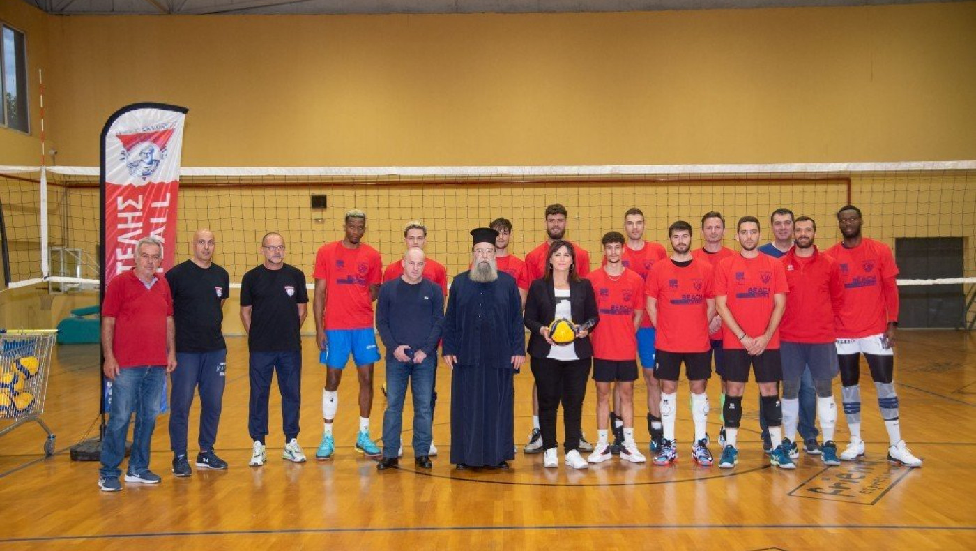 Αγιασμός και ευχές για καλή χρονιά στον Αριστοτέλη Σκύδρας