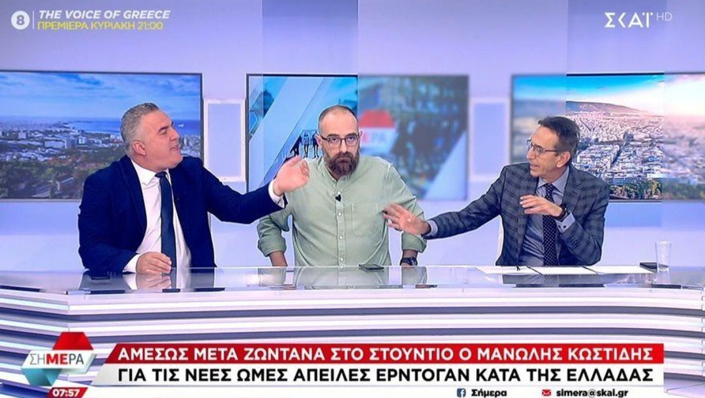 Χαμός στον ΣΚΑΪ με αφορμή τους νεκρούς εκτός ΜΕΘ: «Τι όχι μωρέ, διάβασε τη μωρέ…»