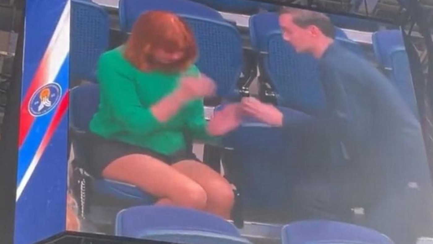 Τύπος έφαγε… χυλόπιτα live σε πρόταση γάμου στο Ζενίτ-Παρτίζαν!