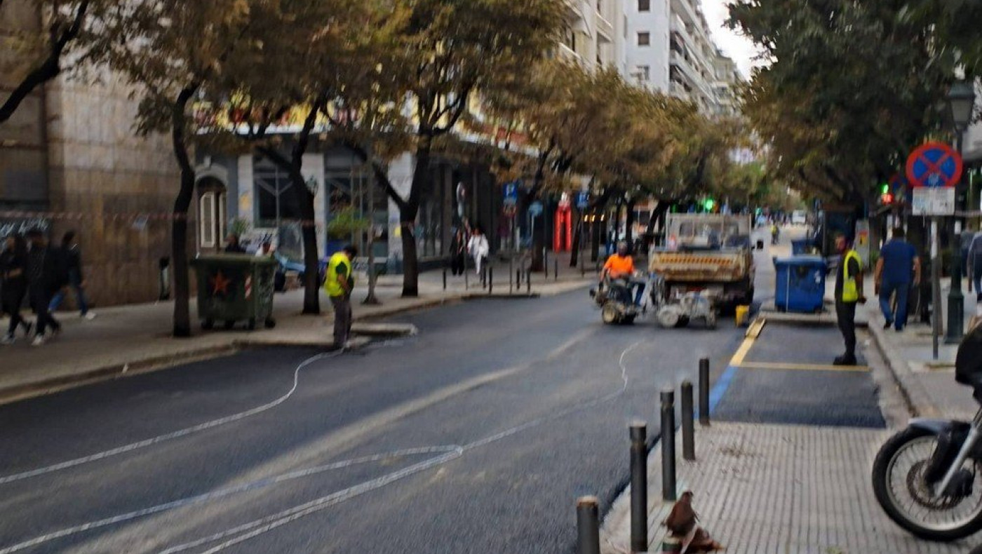 Θεσσαλονίκη: Κλειστή η Σβώλου λόγω εργασιών ασφαλτόστρωσης
