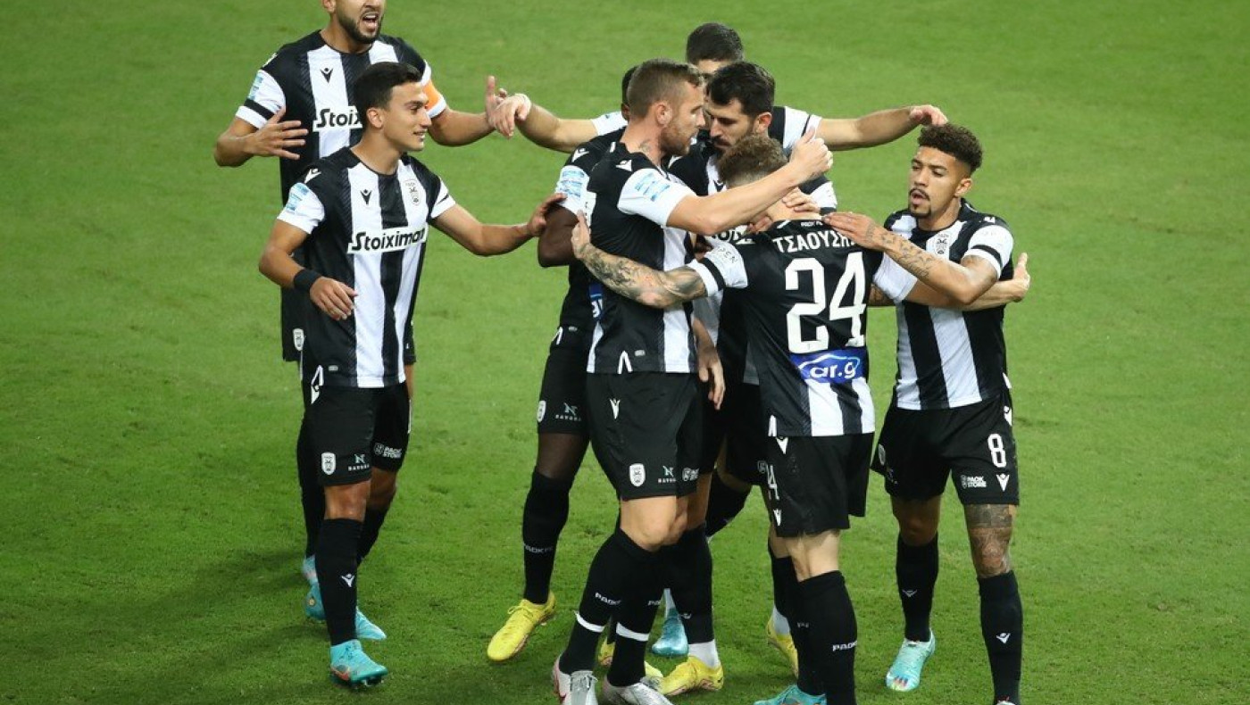 Άνοιξε το σκορ ο ΠΑΟΚ στο «Γ.Καραϊσκάκης» με αυτογκόλ Παπασταθόπουλου (vid)