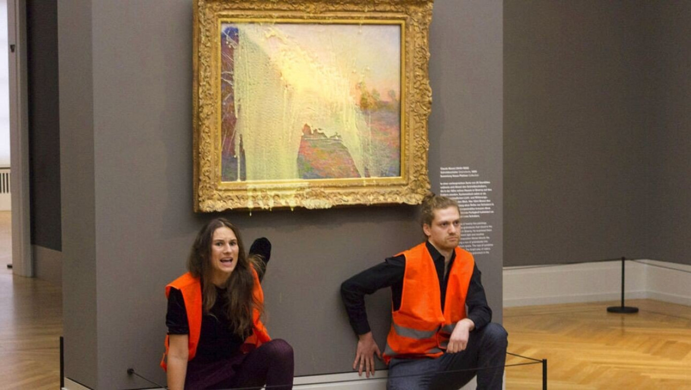 Ακτιβιστές πέταξαν... πουρέ σε σπουδαίο έργο του Μονέ