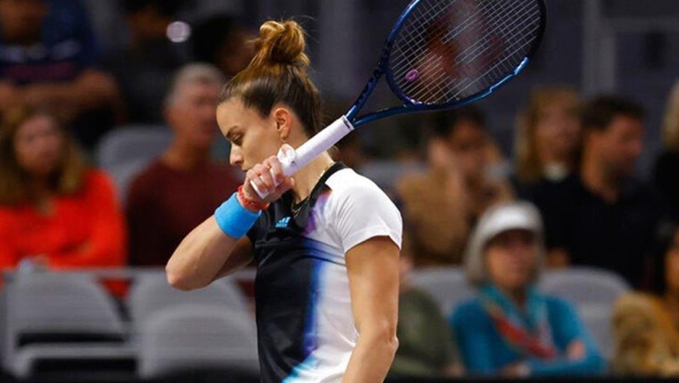 Σάκκαρη: Δεν τα κατάφερε κόντρα στην Γκαρσία και αποκλείστηκε στον ημιτελικό