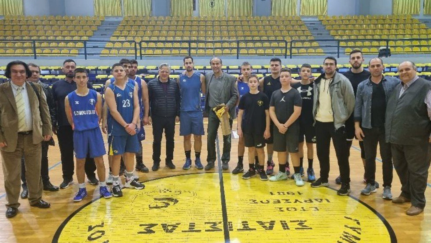 Επισκέφτηκε την προπόνηση του Γ.Σ. Σιάτιστας ο Μπάνε Πρέλεβιτς