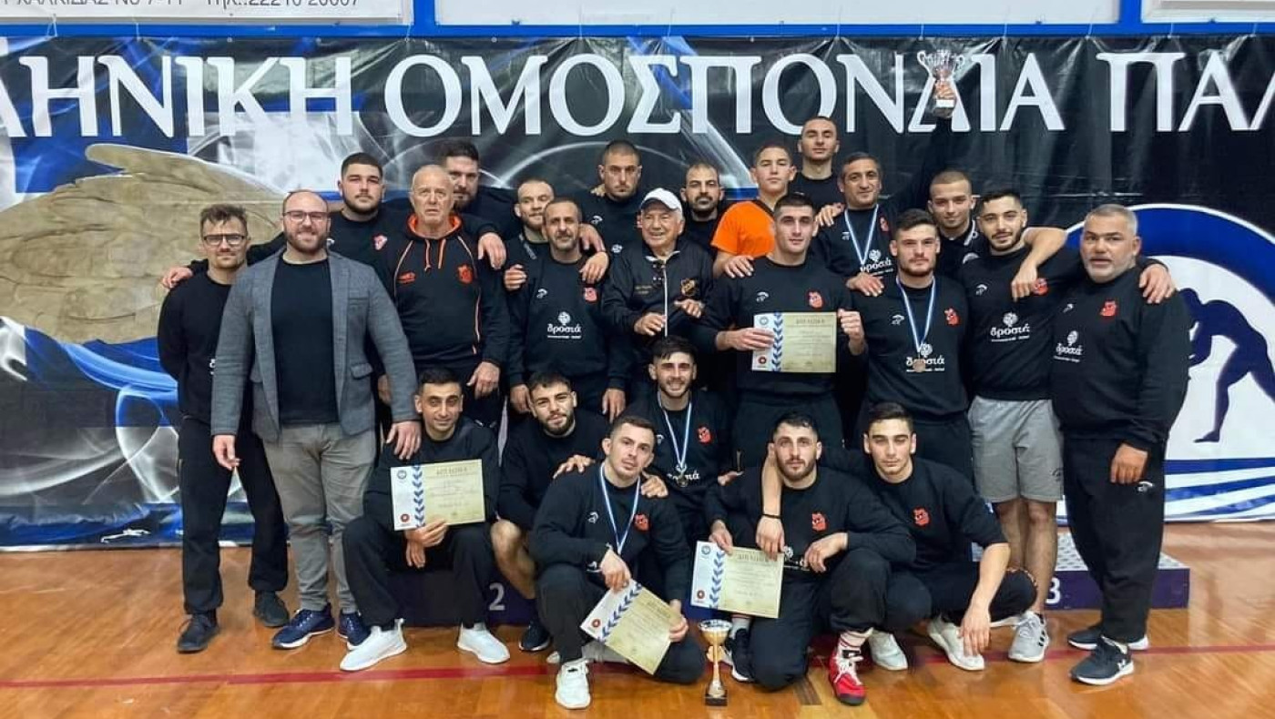 Τρίτη θέση και χάλκινο για τον ΒΑΟ στο Πανελλήνιο Πρωτάθλημα Ελληνορωμαϊκής πάλης
