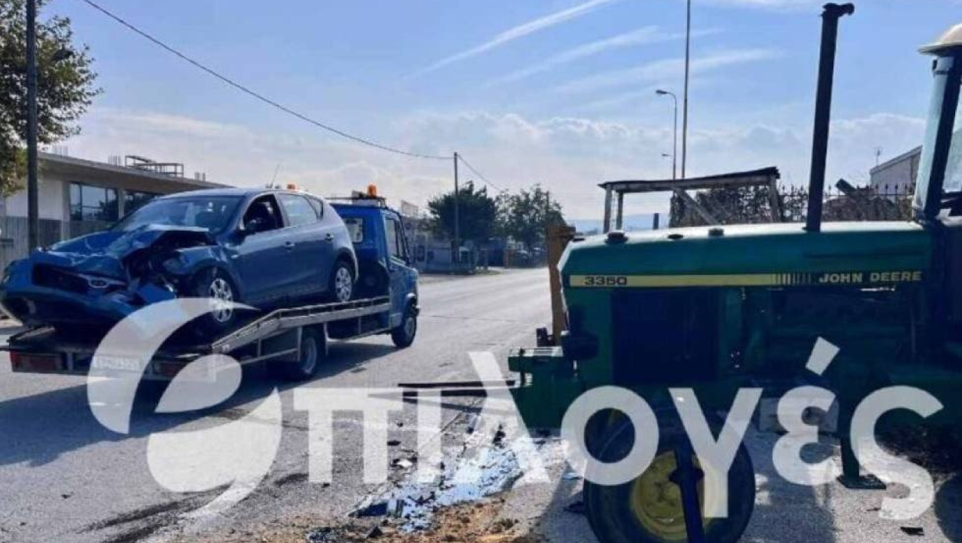 Θανατηφόρο τροχαίο στις Σέρρες μετά από σύγκρουση ΙΧ και τρακτέρ