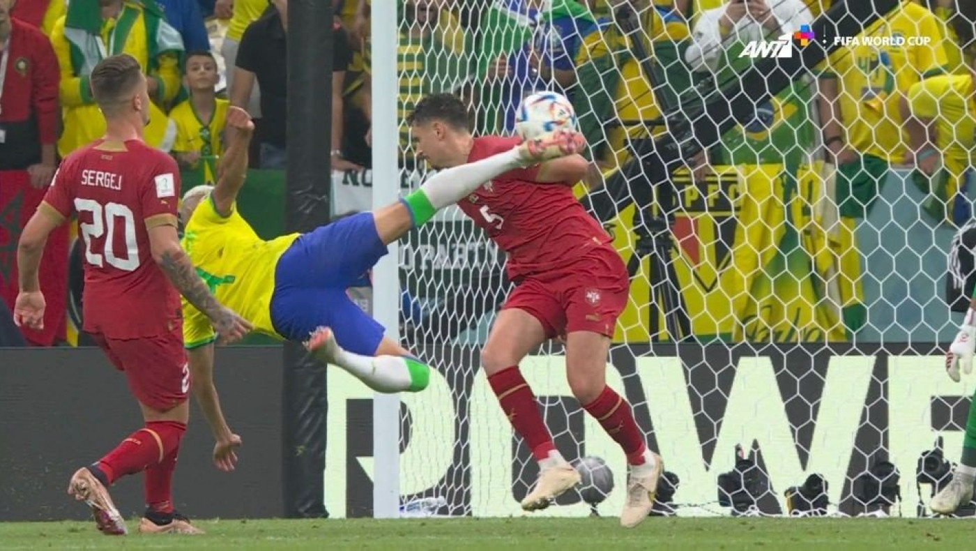 Το απίθανο τέρμα του Ριτσάρλισον κόντρα στη Σερβία