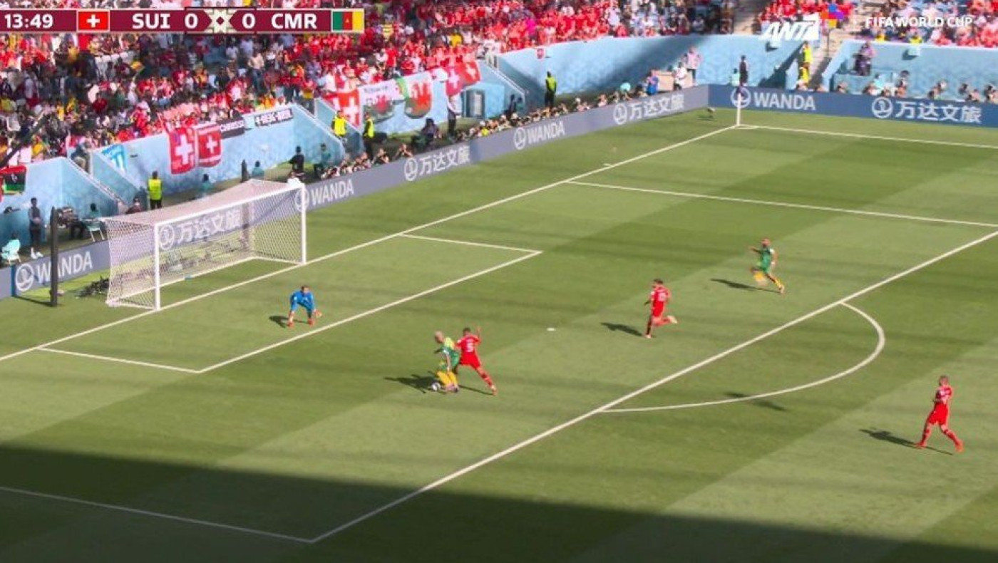 Μουντιάλ: Καλύτερο στο πρώτο μέρος το Καμερούν, από κόρνερ οι φάσεις της Ελβετίας