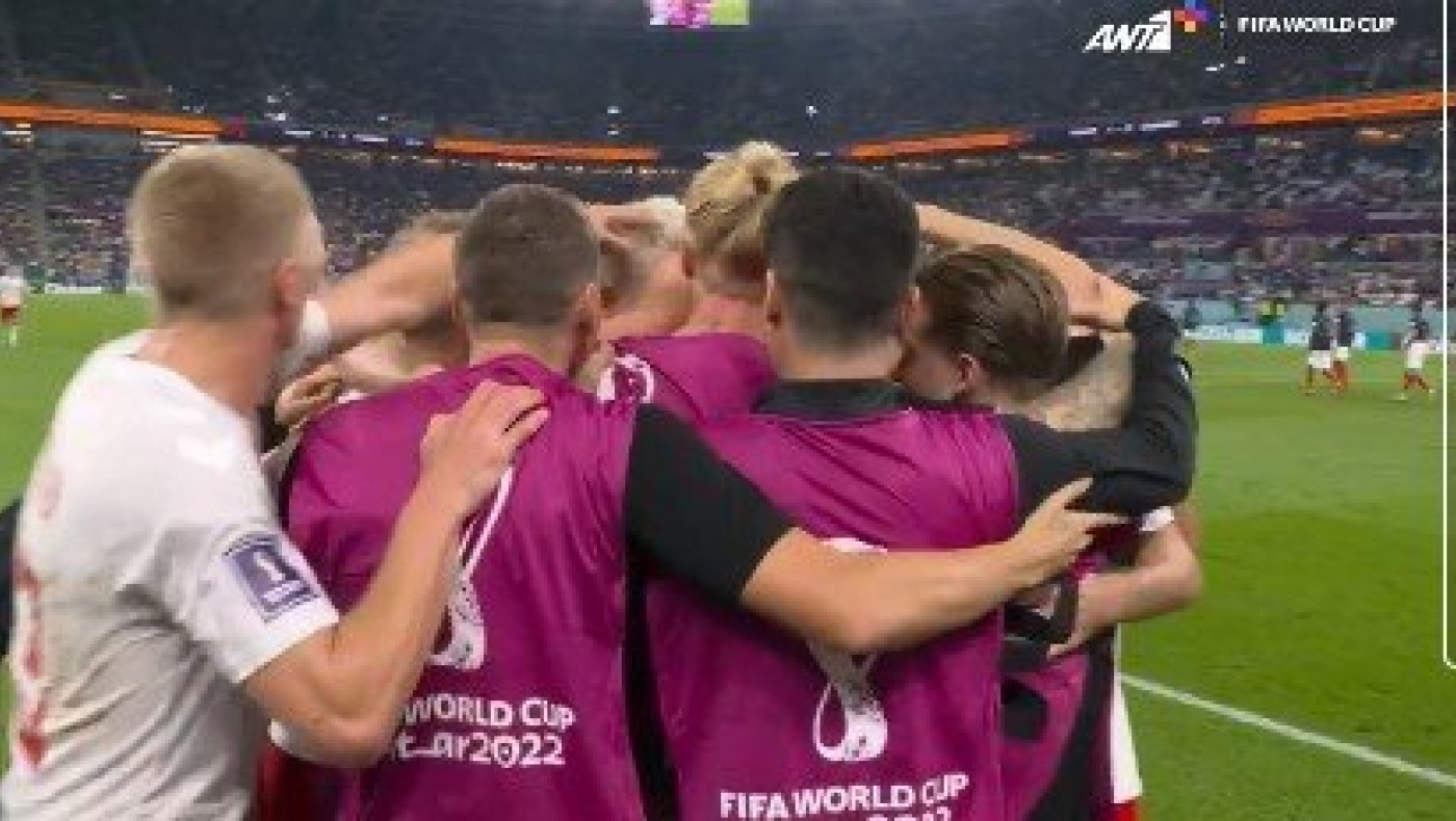 Γαλλία - Δανία: Ο Εμπαπέ άνοιξε το σκορ, ο Κρίστενσεν ισοφάρισε μέσα σε επτά λεπτά