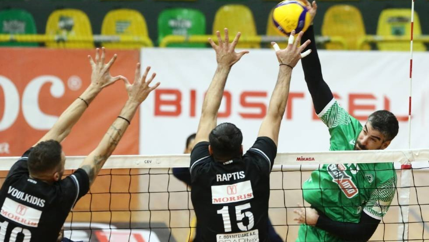 Βόλεϊ: Ο ΠΑΟΚ έχασε δικό του παιχνίδι κόντρα στον Παναθηναϊκό