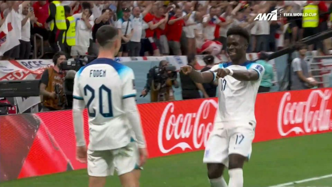 Παγκόσμιο Κύπελλο: Και τρίτο γκολ με Σάκα για την Αγγλία