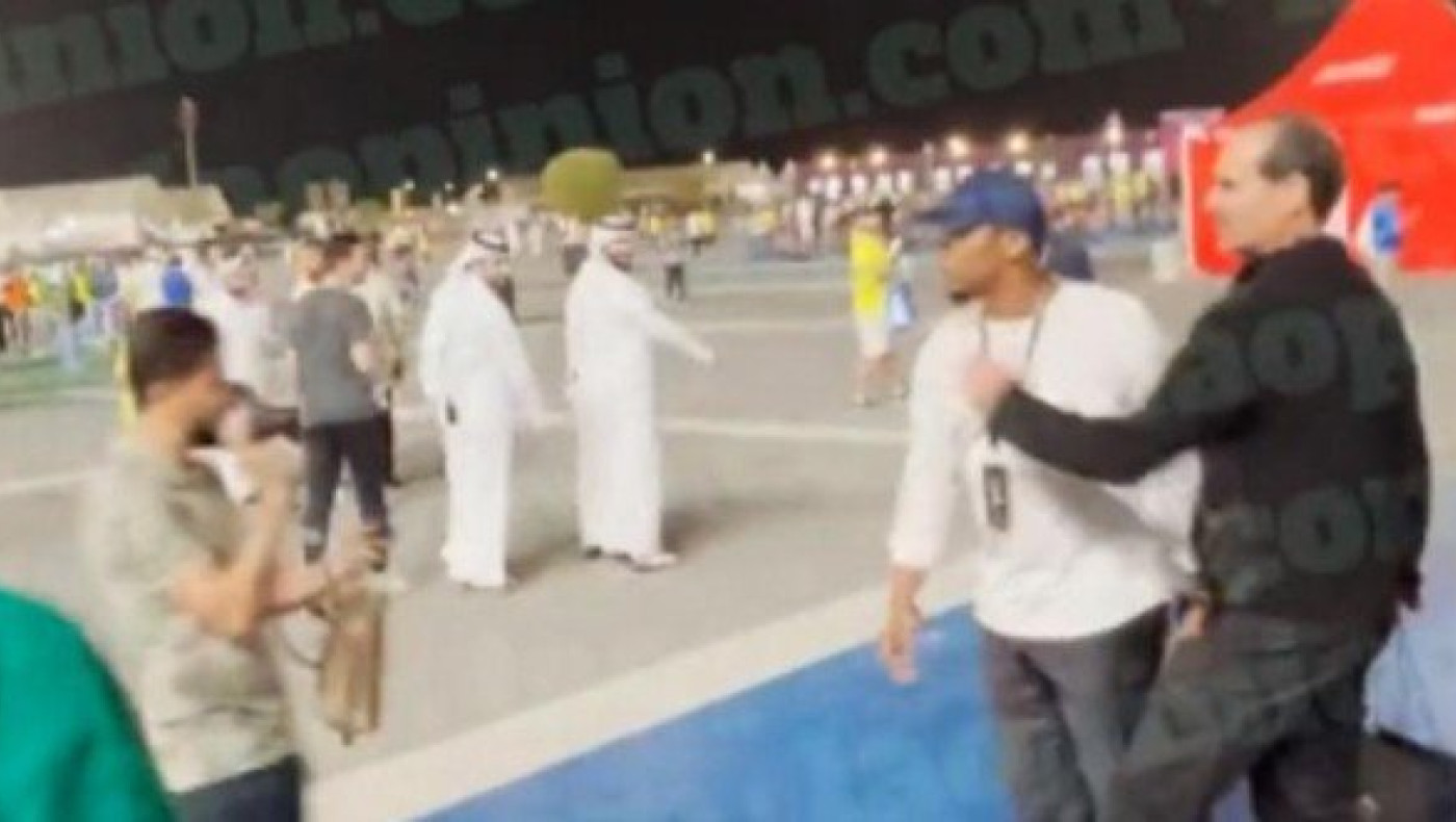 Ο Σαμουέλ Ετό κυνήγησε και κλότσησε τύπο που τον τραβούσε βίντεο!