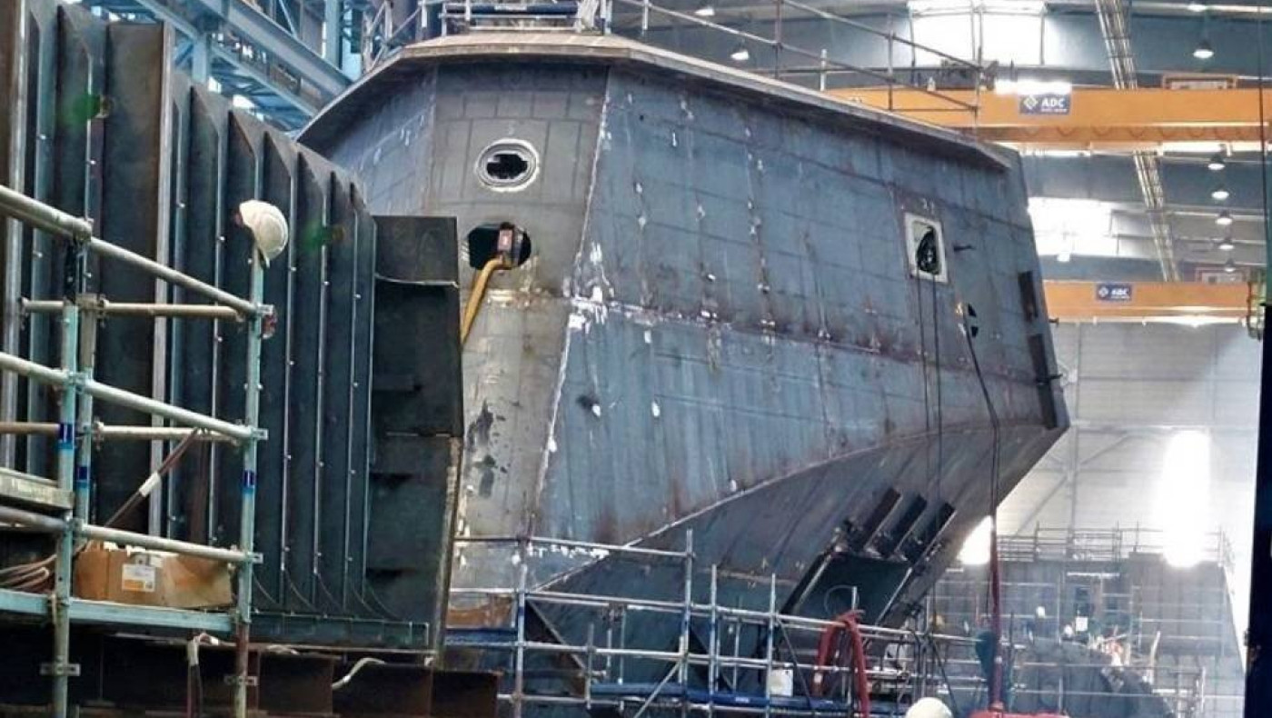 Προχωράει γρήγορα η ναυπήγηση της φρεγάτας ΚΙΜΩΝ