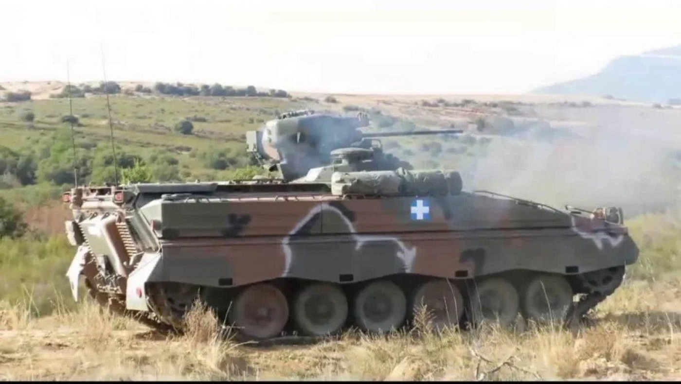 Τα Marder σε... δράση, εντυπωσιακές εικόνες με βολές από τα νέα τεθωρακισμένα των Ενόπλων Δυνάμεων