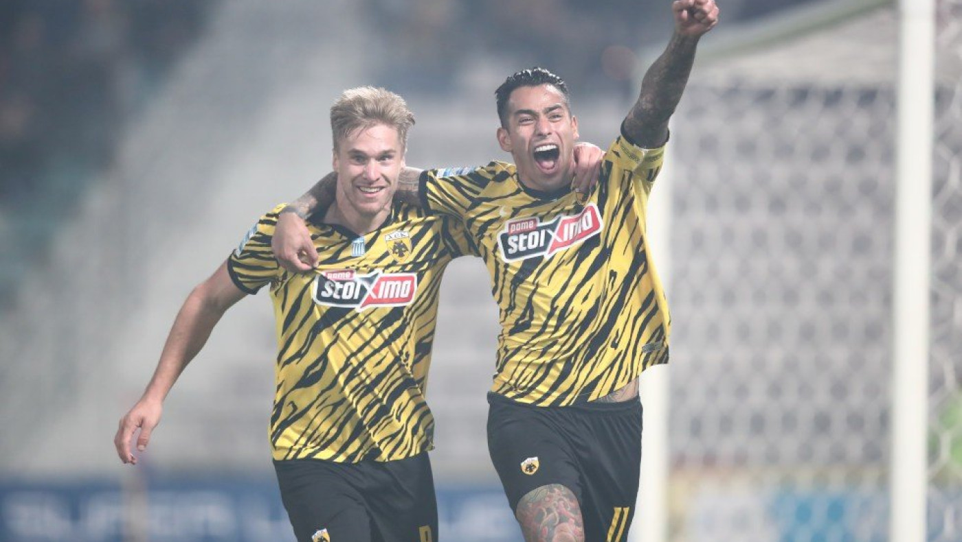 Βόλος - ΑΕΚ 0-4: Κιτρινόμαυρο πάρτι στο Πανθεσσαλικό