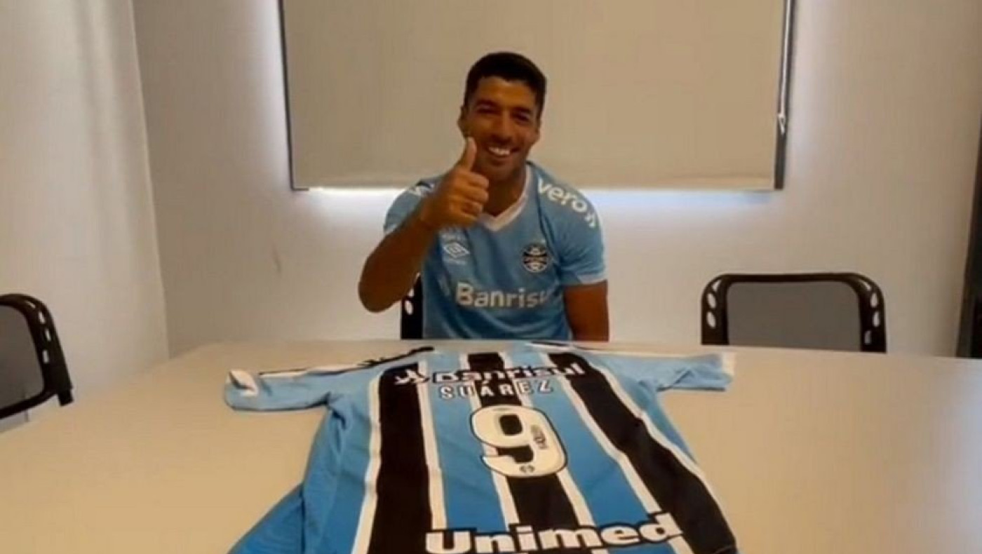 Η Γκρέμιο ανακοίνωσε τη συμφωνία με τον Λουίς Σουάρες