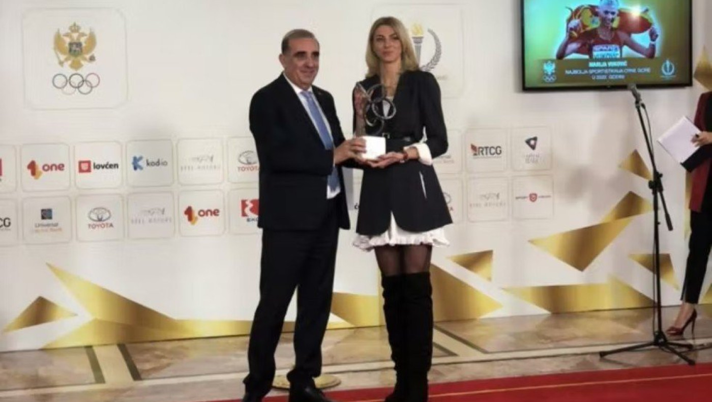 Καλύτερη αθλήτρια του Μαυροβουνίου η Μαρία Βούκοβιτς για 2η σερί χρονιά